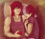 KiriTodo - comfort naps by AcrylickMess KiriTodo - comfort naps by AcrylickMess