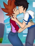 MMFC: Akibert smooch by AaronScales and CathyMouse MMFC: Akibert smooch by AaronScales and CathyMouse