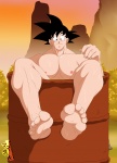 Son Goku's Feet Inspection 2 by Masutaa Son Goku's Feet Inspection 2 by Masutaa