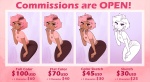 Commissions are Open! by Rroseart Commissions are Open! by Rroseart
