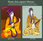 Draw This Again Meme - Kaoru playing Shamisen by BloodedLunacy Draw This Again Meme - Kaoru playing Shamisen by BloodedLunacy