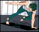 Deku + Yoga by CardiganCarm Deku + Yoga by CardiganCarm
