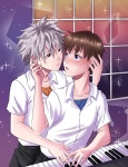 Kaworu+Shinji V1 by frostyshark Kaworu+Shinji V1 by frostyshark